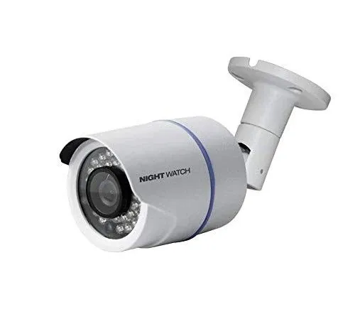 1 Pack Analog HD 1080p Wired Bullet Camera (White, Camera Only, Compatible with Night Owl DVRs)