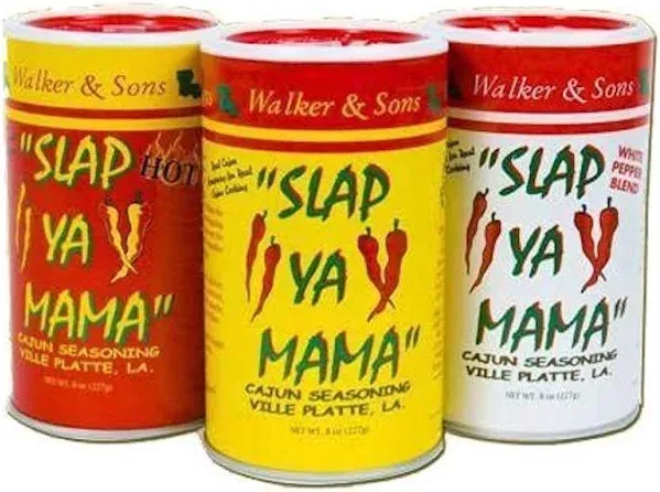 &#034;Slap Ya Mama&#034; Hot Cajun Seasoning 8 oz, By Walker &amp; Sons