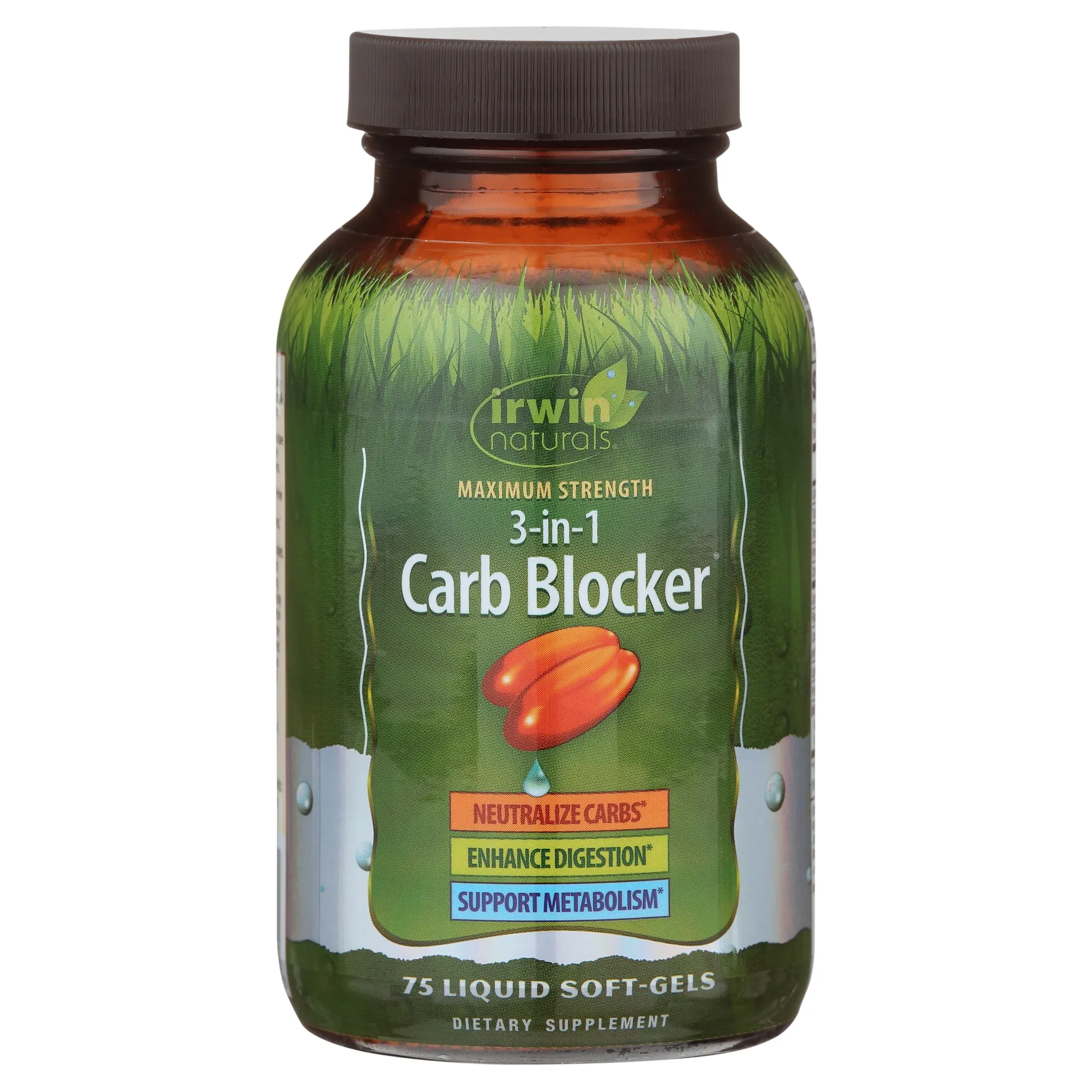 Irwin Naturals Carb Blocker Weight Loss Supplements Softgel - 75 Pills