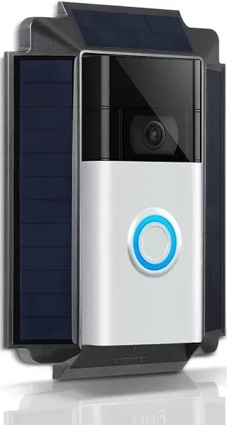 Wasserstein Mountable Solar Charger for Ring Video Doorbell 2nd Gen