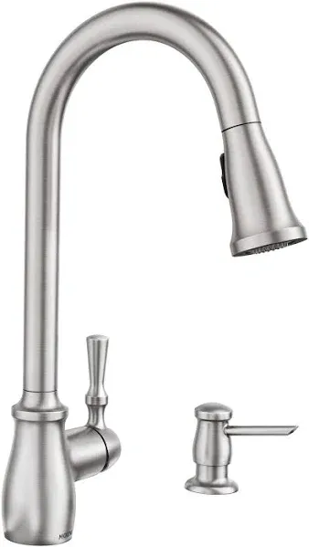 Fieldstone Single-Handle Pull-Down Sprayer Kitchen Faucet with Reflex and Power 