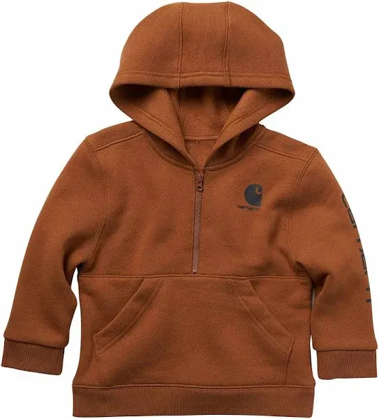 Carhartt Boys' Long-Sleeve Half-Zip Sweatshirt