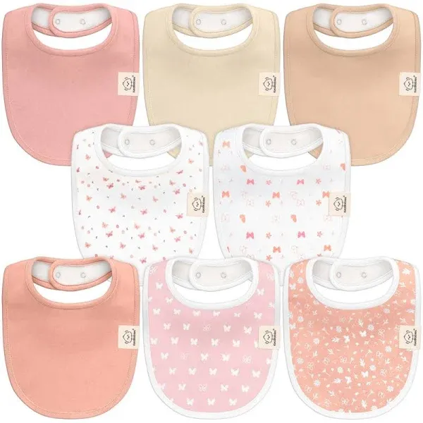 KeaBabies 8-Pack Baby Drool Bibs