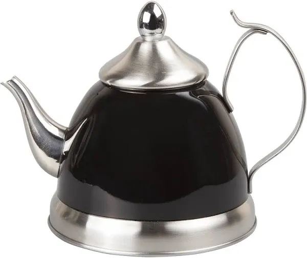 Creative Home 1.0 Nobili-Tea Stainless Steel Tea Kettle with Removable Infuser Basket