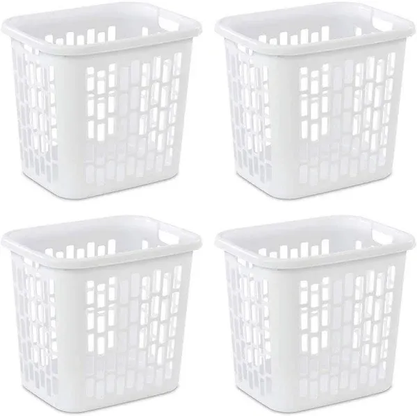 Sterilite Ultra Easy Carry Plastic Dirty Clothes Laundry Basket Hamper