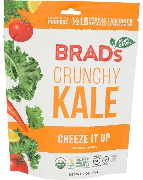 Brad's Plant Based Crunchy Kale Cheeze It Up