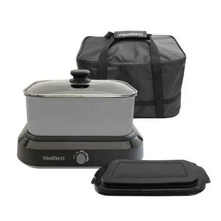 West Bend 5 Qt Versatility Cooker with Tote - 87905RHT | Blain's Farm & Fleet