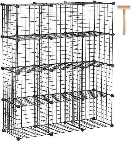 C&AHOME Wire Cube Storage Organizer