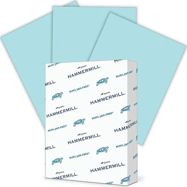 Hammermill Colors Recycled Copy Paper - Blue