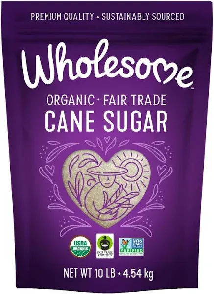 Wholesome Cane Sugar, Unrefined - 24 oz