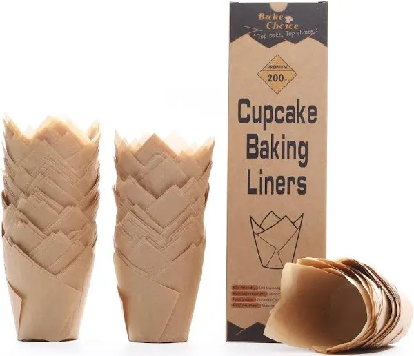 Bake Choice Nordic Paper Tulip Cupcake Liners