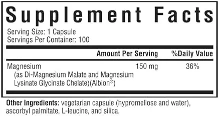 SEEKing Health Optimal Magnesium 100 Capsules