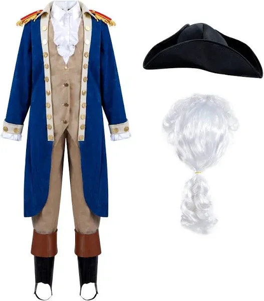 Spooktacular Creations George Washington Colonial Boys Costume L