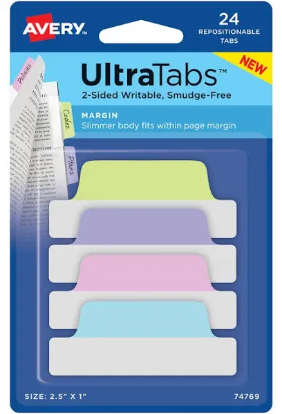 Avery Ultra Tabs Repositionable Tabs