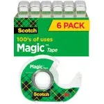 Scotch Magic Tape 6 Pack