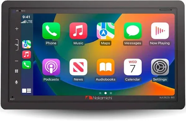 Nakamichi Na3625-w6 6.8 Mechless Receiver Compatible with Wireless Carplay & Android Auto