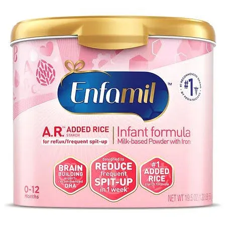 Enfamil A.R. Infant Formula, Reduces Reflux &amp; Spit-Up, DHA for Brain Development