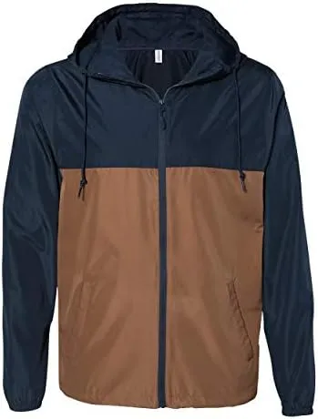 Independent Trading Co Lightweight Windbreaker Full-Zip Jacket Adult