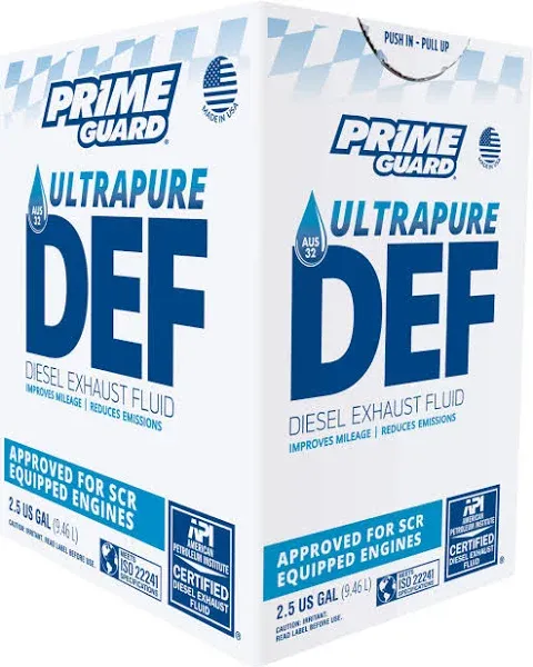 Ultrapure Def Diesel Exhaust Fluid, Nozzle, 2.5 Gallons