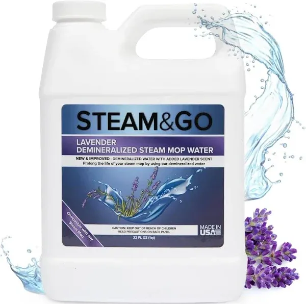 Demineralized Water - UnScent - Cleaning Solution for Steam Mop, Floor 779kb