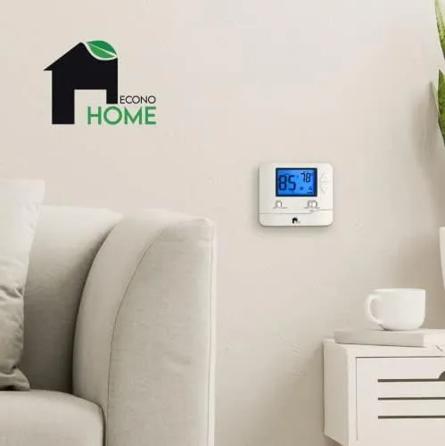 EconoHome Digital Non- Programmable Thermostat for Heat & Cooling