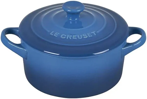 Le Creuset Mini Round Cocotte | Stoneware Olive, 8 fl. oz.