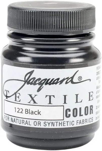 Jacquard Textile Color Fabric Paint 2.25oz (Black)