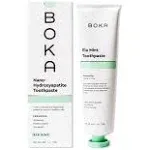 Boka Fluoride Free Toothpaste Nano Hydroxyapatite, Remineralizing, Sensitive Teeth, Whitening Dentist Recommended for