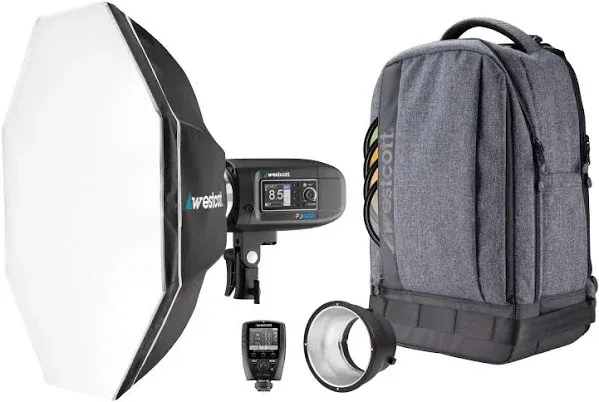 FJ400 Strobe 1-Light Backpack Kit with FJ-X3 S Wireless Trigger for Sony Cameras