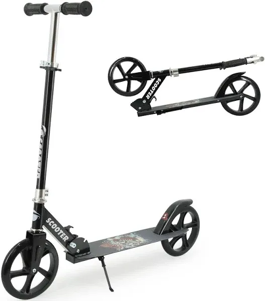 Kick Scooter for Ages 6+,Kid,Teens &amp; Adults. Max Load 240 LBS. 8IN Big Wheels