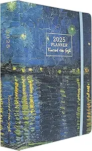 Planner 2024-2025 | 17 Months Academic Planner Week To View | August Van Gogh