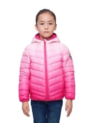 Rokka&Rolla Girls' Reversible Lightweight Puffer Jacket