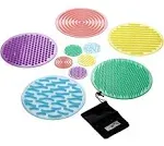 TickiT 9230 SiliShapes Sensory Circles - Set of 10 - Calming Sensory Toy for Kid