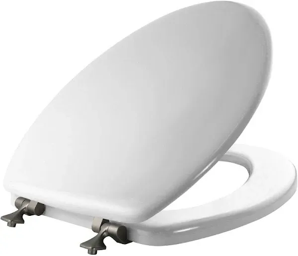 Mayfair Wood Toilet Seat Elongated White