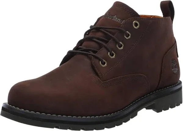 TIMBERLAND Redwood Falls Waterproof Chukka Boot Sz 9.5 MD Brown Full-Grain A2BFY