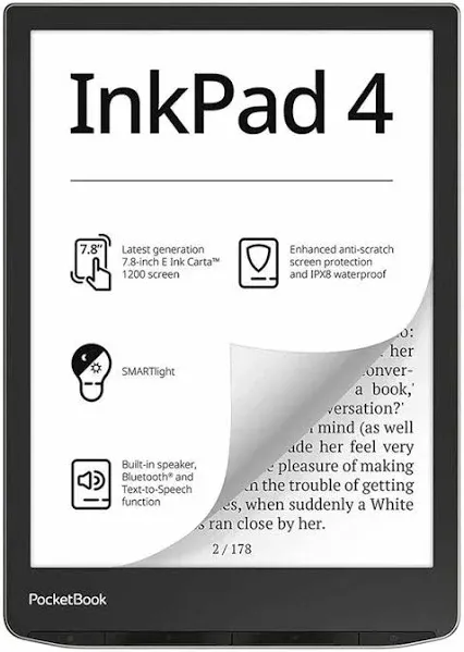 PocketBook InkPad 4 e-book reader