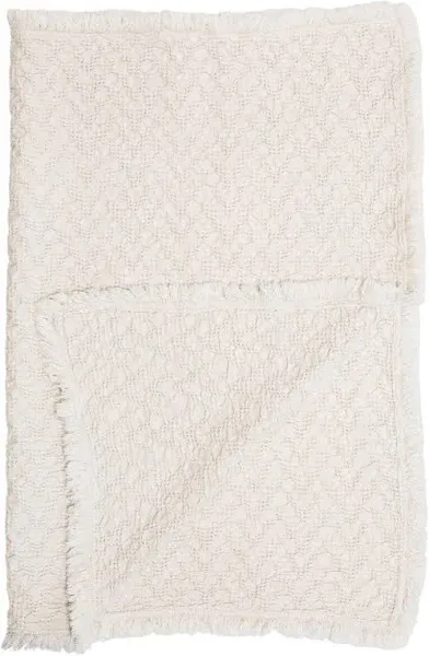 Crane Baby Oatmeal Boho Baby Blanket - Willow