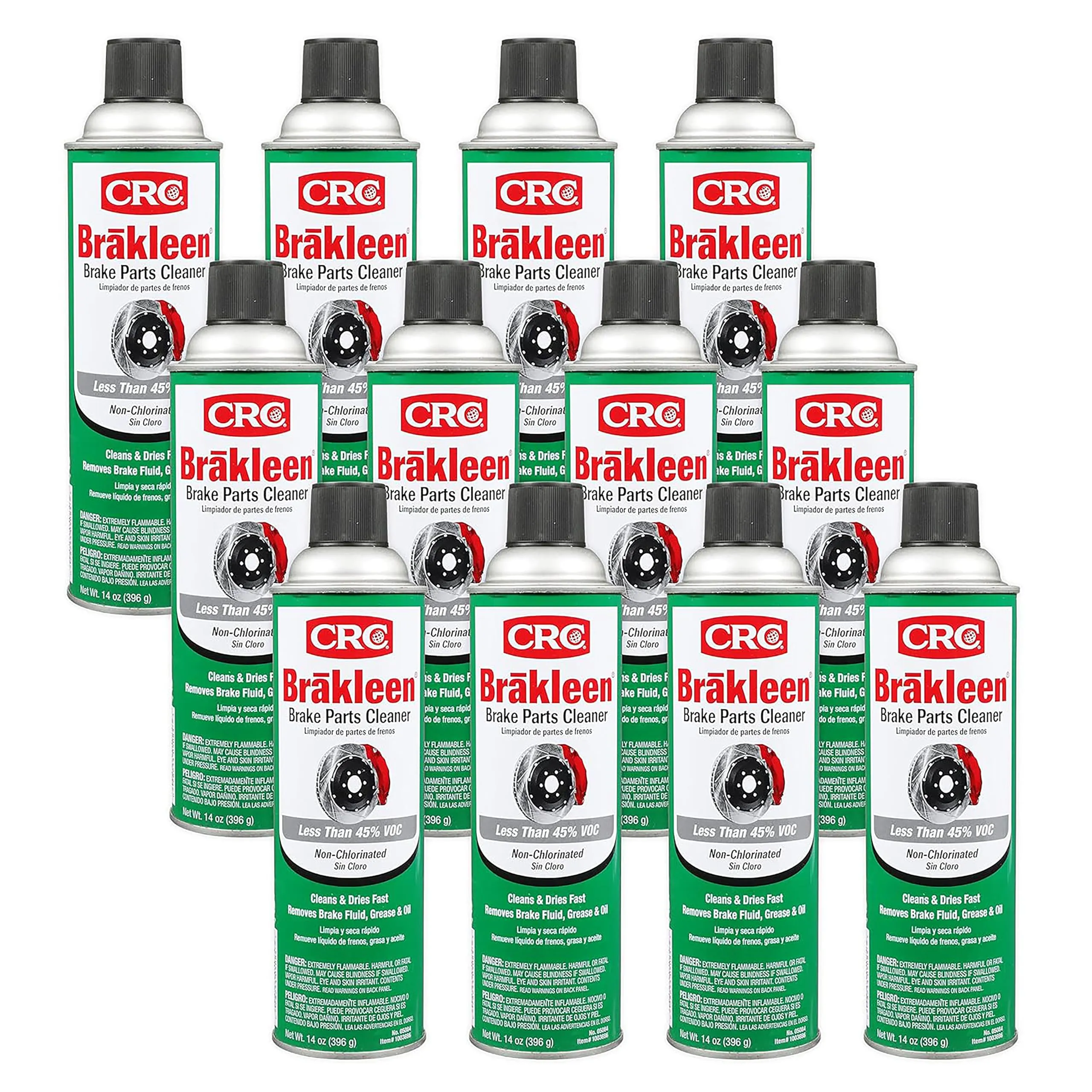 CRC Brakleen Non-Chlorinated Brake Parts Cleaners