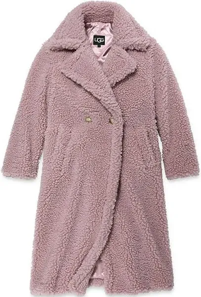 UGG Women's Gertrude Long Teddy Coat