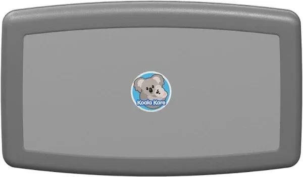 Koala Kare® Baby Changing Station, Wall Horizontal Mount, 36.5 x 21.25, Gray (KKPKB30001)