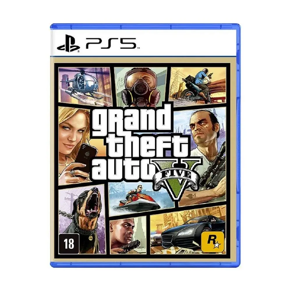 Jogo Grand Theft Auto V (GTA 5) PS5