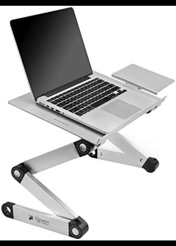 Executive Office Solutions Adjustable Laptop Stand - Silver - Complete