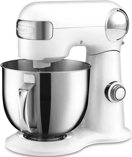 Cuisinart SM-50BLU Precision Master 5.5-Quart Stand Mixer 500W Arctic Blue Bundle with 1 YR CPS Enhanced Protection Pack