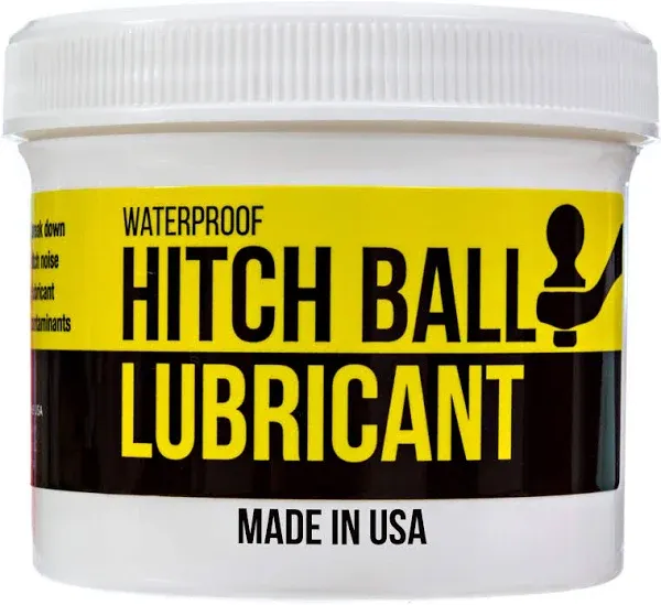 Mission Automotive [1 Pack] 4oz Trailer Hitch Ball Lubricant - Grease to Reduce Friction and Wear on Tow Hitch Mount Balls, King Pins, Hitch Locks, etc. - Waterproof Lube Made in The USA