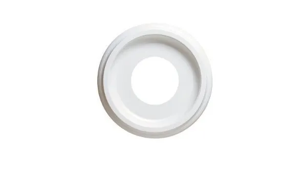 Westinghouse 77037.  9 3/4”Smooth Molded Plastic Ceiling Medallion White Finish