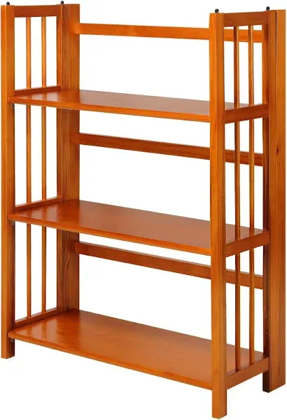 Casual Home 3 Shelf Folding Stackable Bookcase