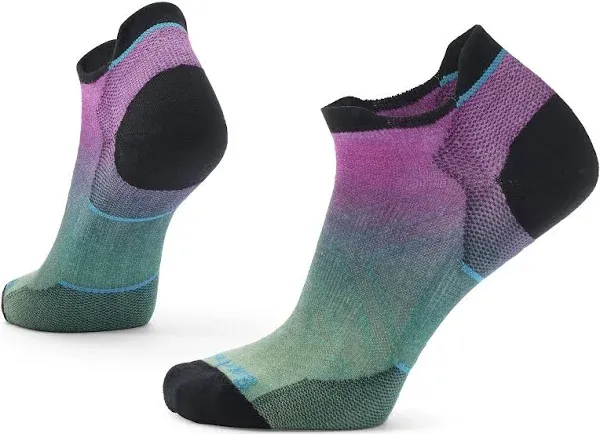 Smartwool Women's Run Zero Cushion Ombre Print Low Ankle Socks