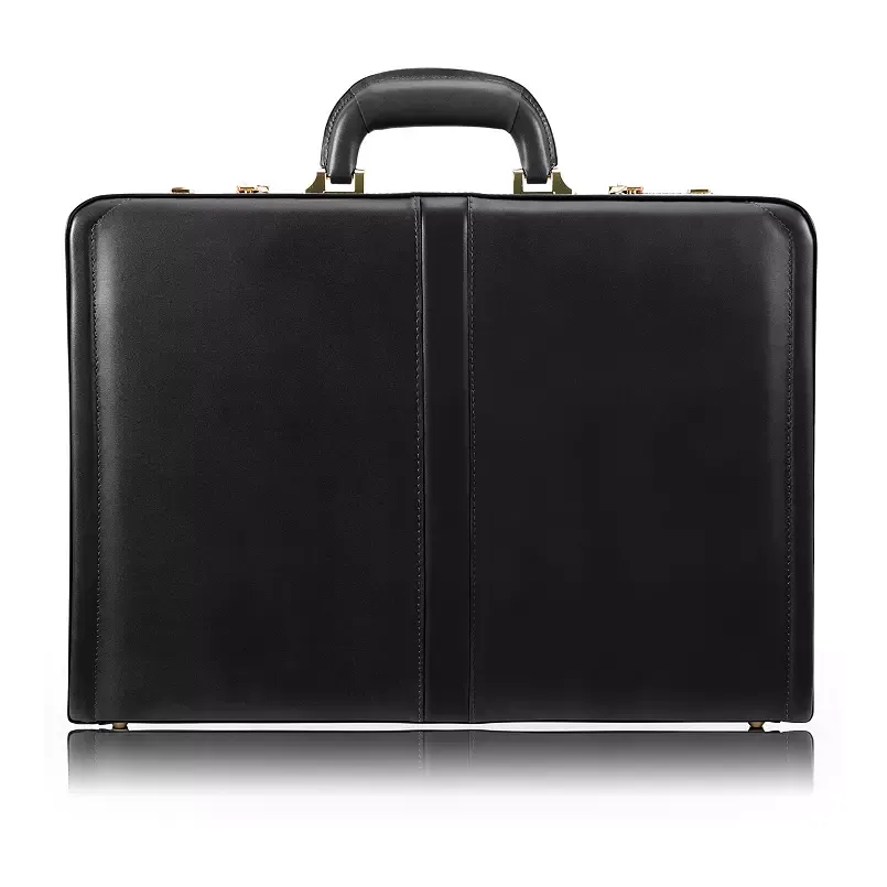 McKlein Reagan Leather 18-inch Leather Attache Briefcase