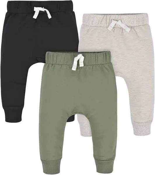 Gerber Baby & Toddler Boy Premium Jogger 3-Pack