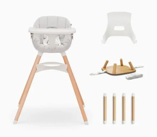 Lalo Unisex 3-in-1 High Chair and All In One Bundle